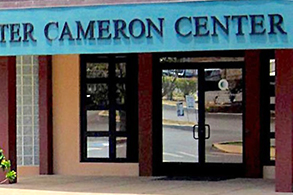 Front of the J. Walter Cameron Center building